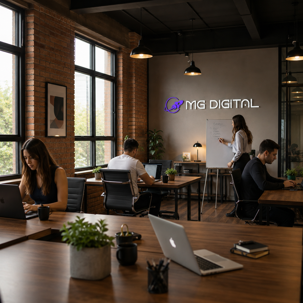 agência de marketing digital MG Digital - equipe