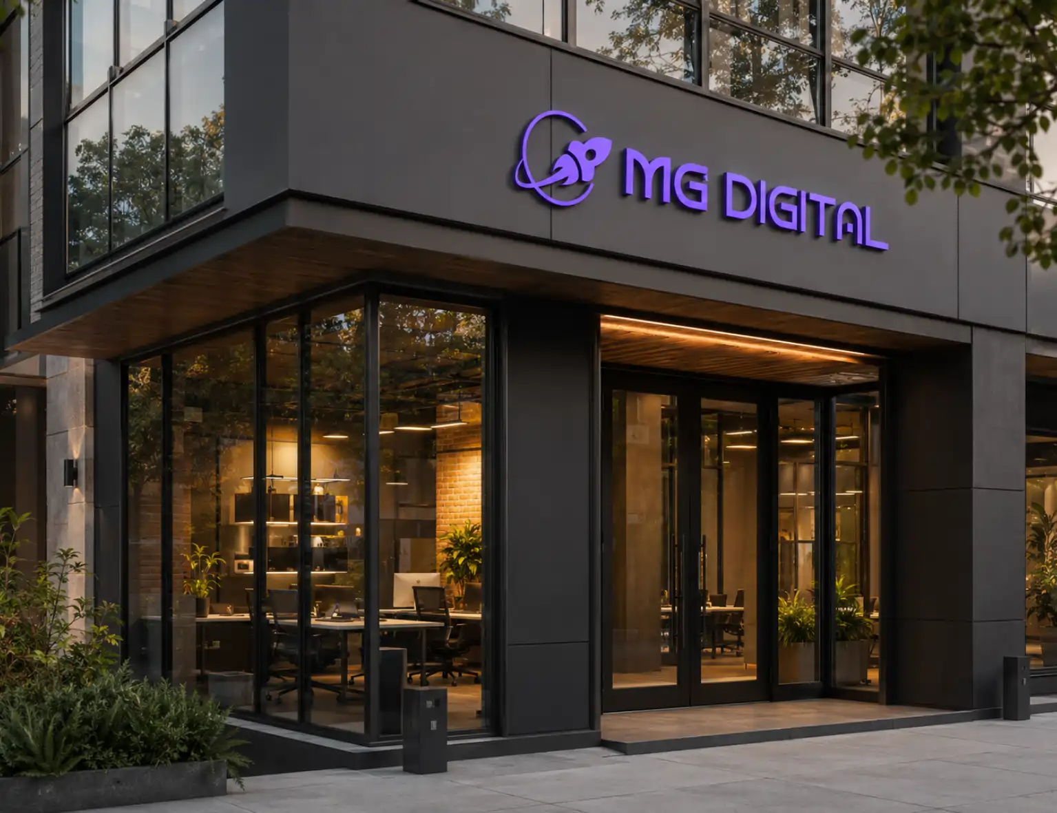 fachada agencia de marketing mg digital