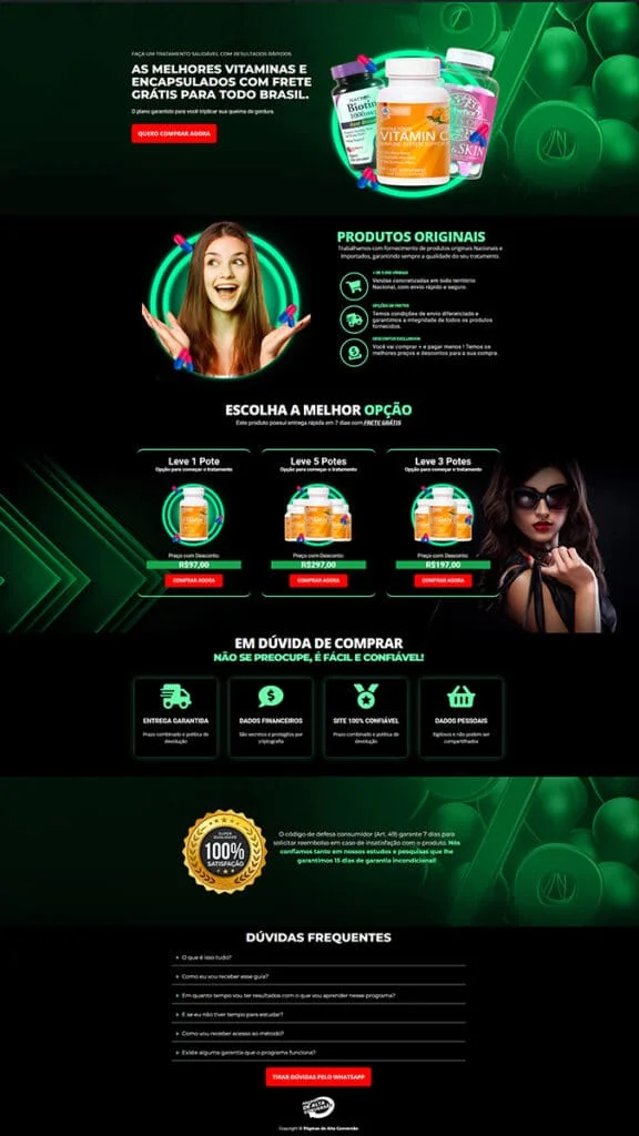 landing page encapsulado mg digital