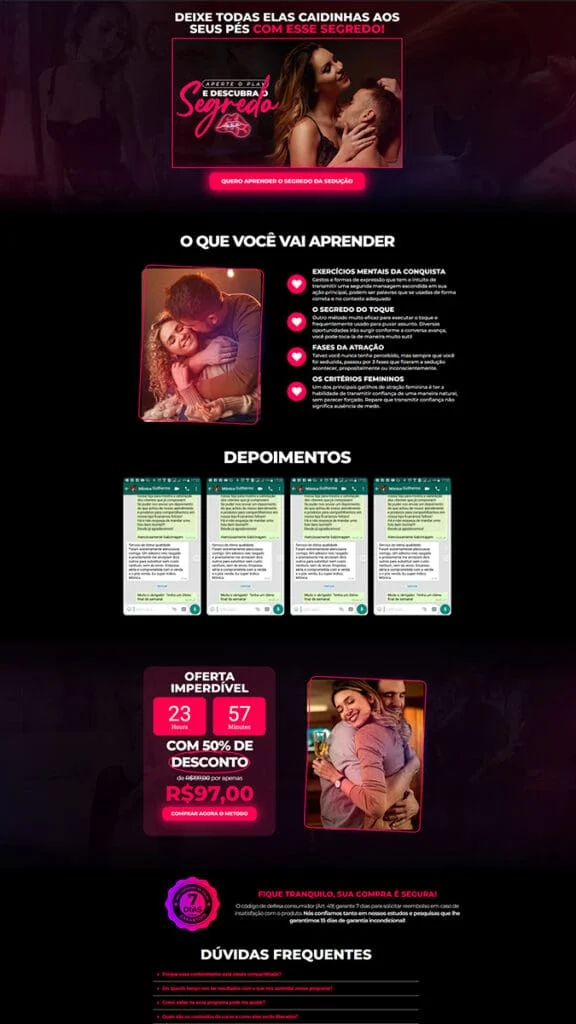 landing page relacionamento mg digital