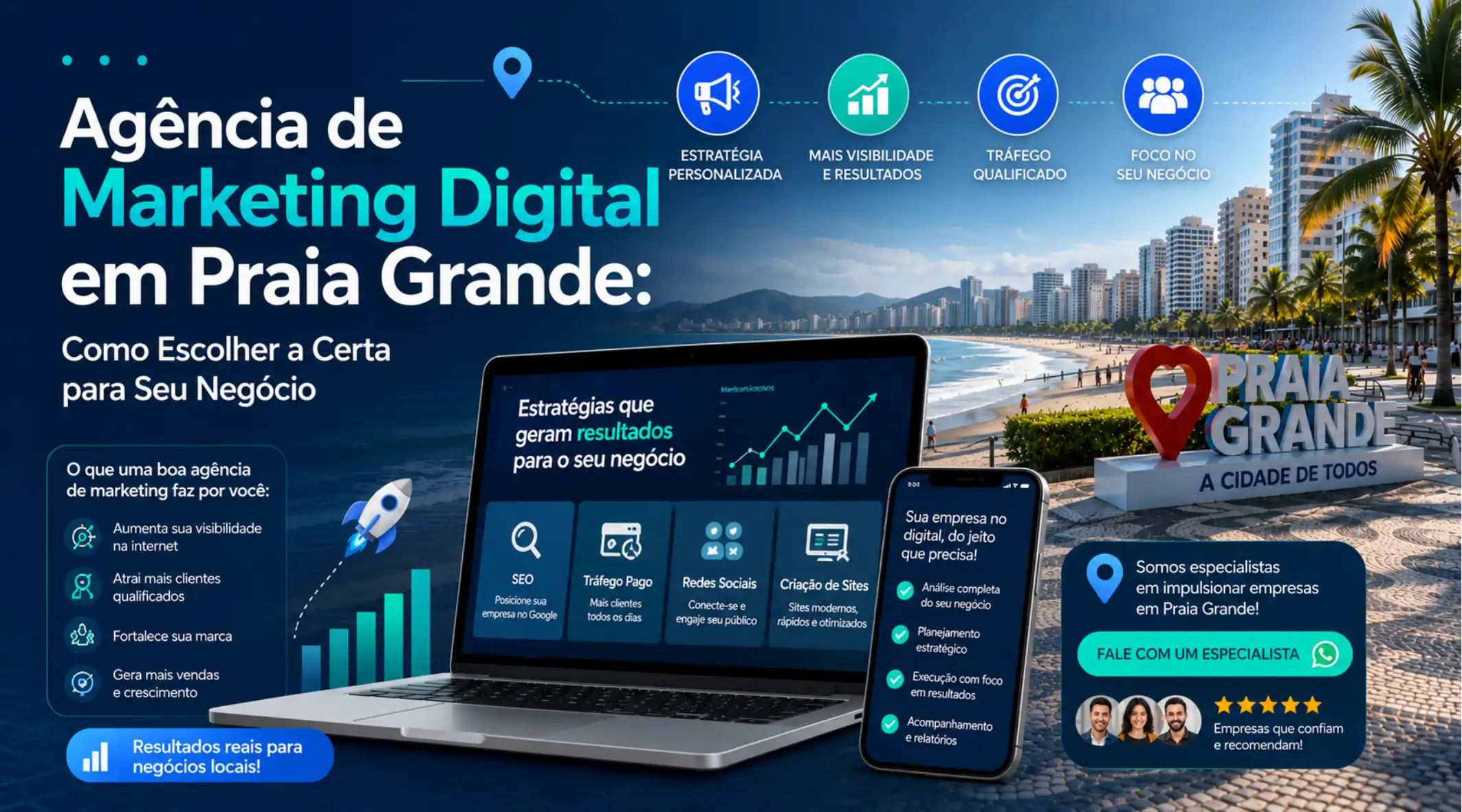 BLOG 3 Agência de Marketing Digital em Praia Grande: Como Escolher a Certa para Seu Negócio